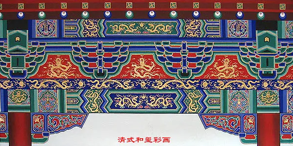 海珠中国建筑彩画装饰图案